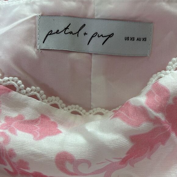 Petal & Pup Elle Floral Top & Midi Skirt Set XS/S LOVE SHACK FANCY VIBES - Picture 8 of 8
